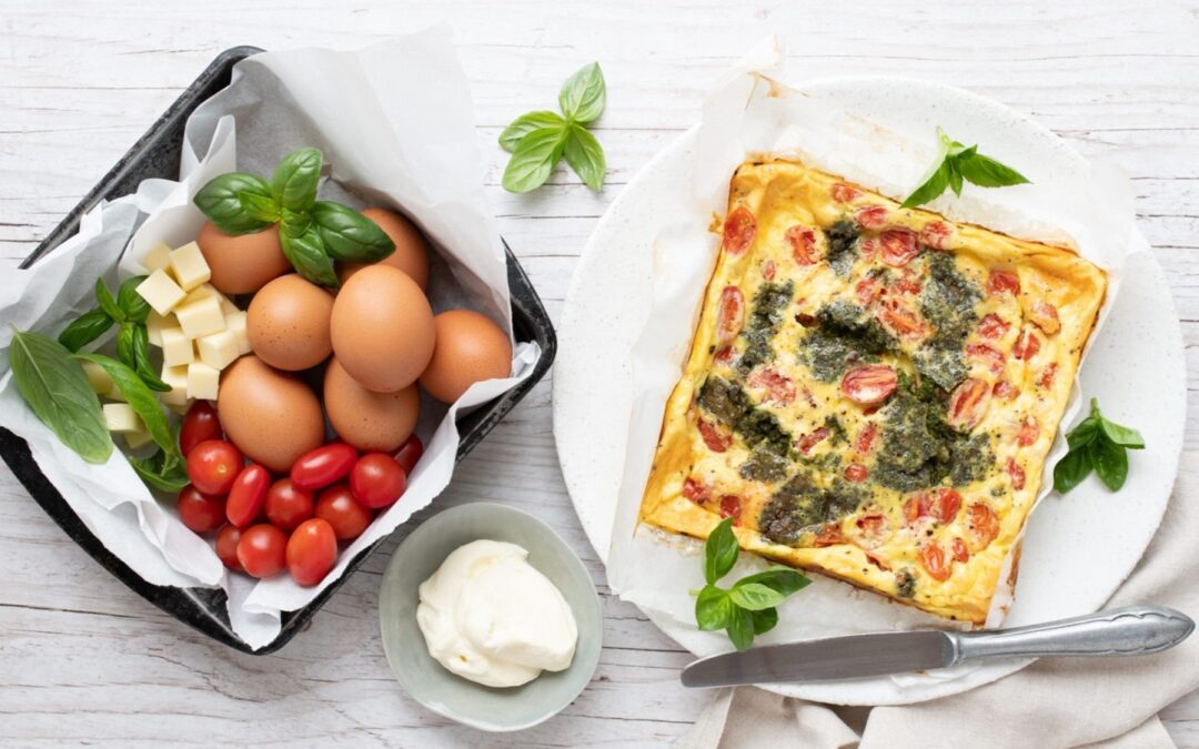 Korslose quiche / Crustless quiche