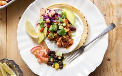Chilli con pollo & tortillas