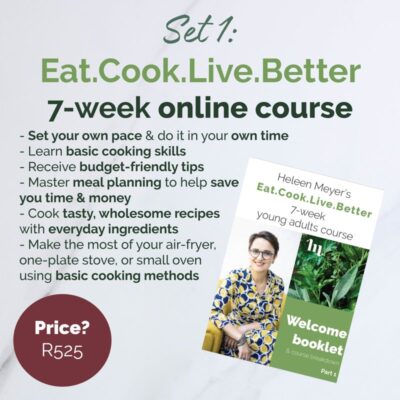 Eat.Cook.Live.Better cooking course - Set 1