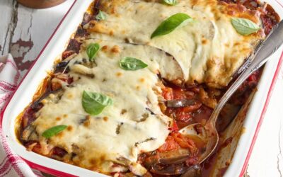 Brinjal bake (Parmigiana di melanzane)