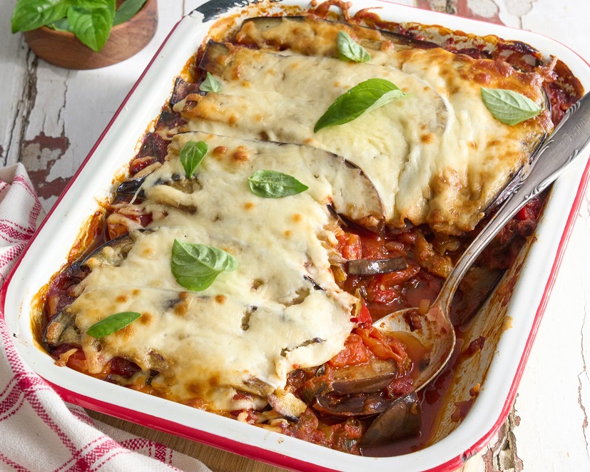 Brinjal bake (Parmigiana di melanzane)