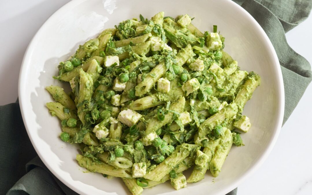Green pasta salad (Green goddess salad)