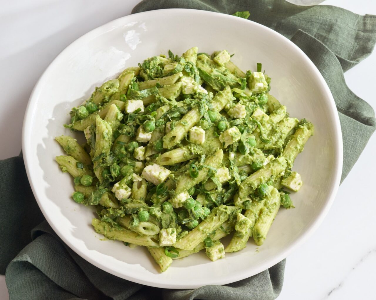 Kook Kitchen Tools Green pasta salad (Green goddess salad) - HeleenMeyer